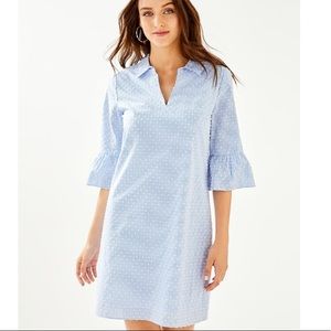 Lilly Pulitzer Ginger Dress Blue Peri Tint
